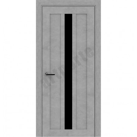  Дверное полотно Неаполь. Бетон серый. Графит. 900 х 2000