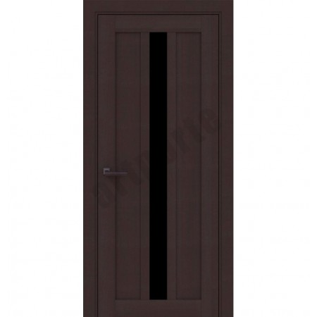  Дверное полотно Неаполь. Лиственница темная. Графит. 800 х 2000