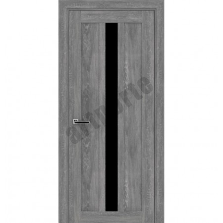Дверное полотно Неаполь. Дуб шато седой. Графит. 900 х 2000