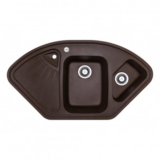 Мийка кухонна   Adamant   CONSENSUS 1045х575х190   коричневий -05