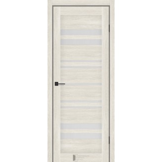 Дверне полотно Комфорт (600 х 2000, Дуб Гімалайський, Сатин білий)