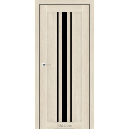 Дверне полотно Arizona колір Атлантік крем Скло BLK 80