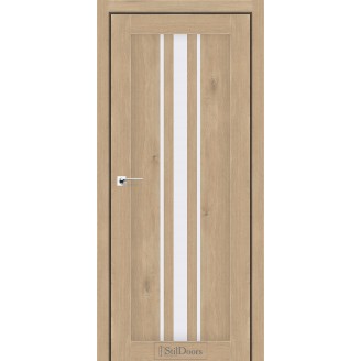 Дверне полотно Arizona колір Дуб монако Скло Сатин 60