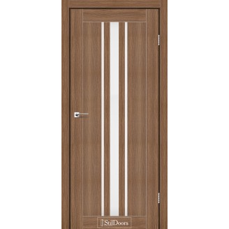 Дверне полотно Arizona колір Італійський горіх Скло Сатин 60