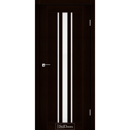 Дверне полотно Arizona колір Венге преміум Скло Сатин 70