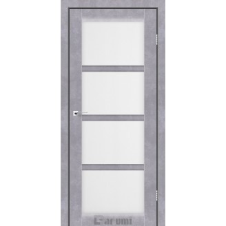 Дверне полотно Avant сірий  бетон  сатин білий 70