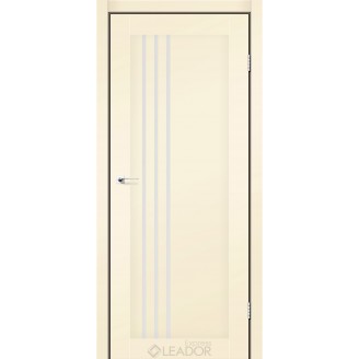 Дверне полотно   BELLUNO 600 х 2000, Бежевий Мат, Сатин білий
