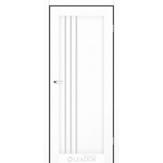 Дверное полотно BELLUNO 900 х 2000, Белый Лен, Сатин белый