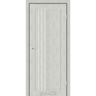 Дверное полотно BELLUNO 800х2000, Клен Айс, Сатин белый