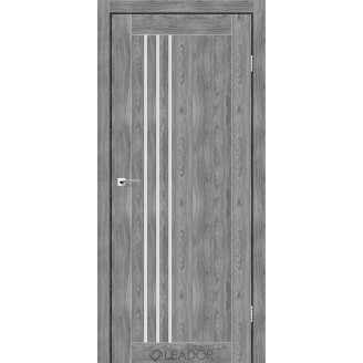 Дверное полотно BELLUNO 800 х 2000, Клен Грей, Сатин белый