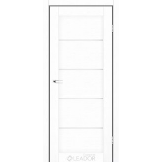 Дверное полотно GARDA 900 х 2000, Белый Лен, Сатин белый