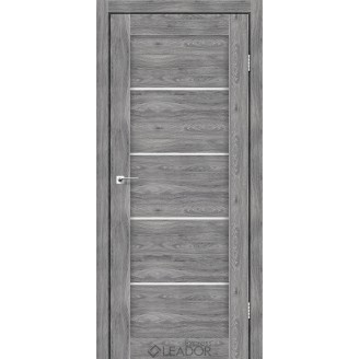 Дверне полотно   GARDA 600 х 2000, Клен Грей, Сатин білий