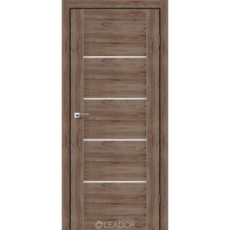 Дверное полотно GARDA 900 х 2000, Клен Рубрум, Сатин белый