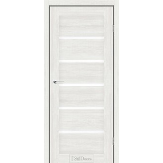 Дверное полотно Limo цвет Меренга Стекло Сатин 60