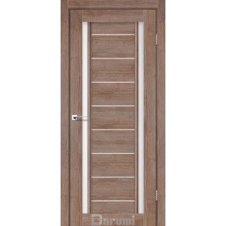  Дверное полотно Madrid орех бургун сатин белый 90