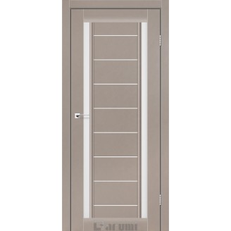  Дверное полотно Madrid серый краст сатин белый 60