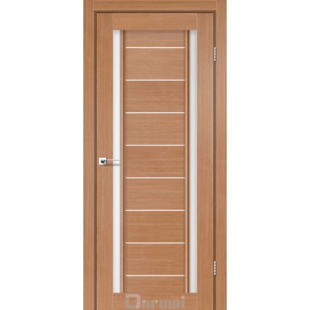  Дверное полотно Madrid Дуб натуральный сатин белый 80