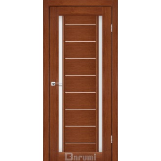  Дверное полотно Madrid орех роял сатин белый 80