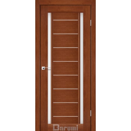  Дверное полотно Madrid орех роял сатин белый 90