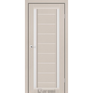  Дверное полотно Madrid дымчатый краст сатин белый 60