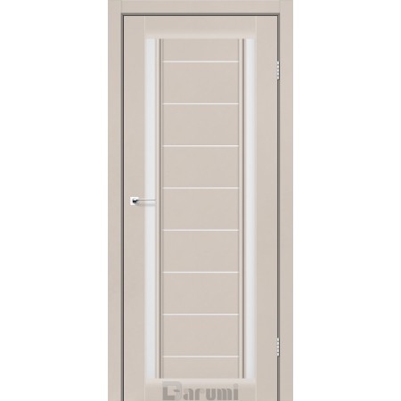  Дверное полотно Madrid дымчатый краст сатин белый 70