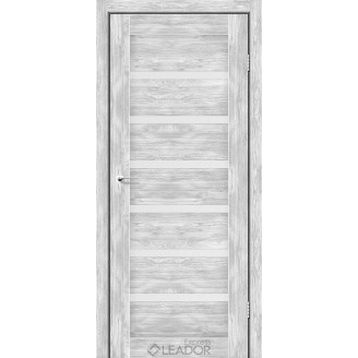 Дверное полотно MILAN 700 х 2000, Клен Роял, Сатин белый