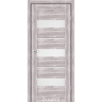 Дверное полотно MODENA 600х2000, Клен южный, Сатин белый