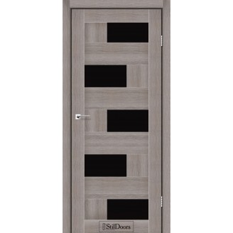  Дверное полотно Nepal цвет Трюфель Стекло BLK 60