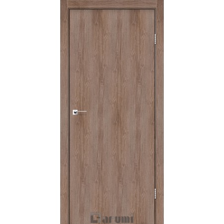  Дверное полотно Plato Цвет Орех бургун Глухое – алюмин. кромка 70