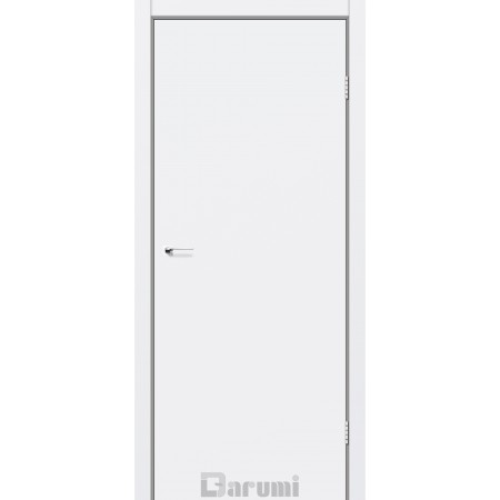  Дверное полотно Plato Цвет Белый матовый премиум Глухое – алюмин. кромка 80