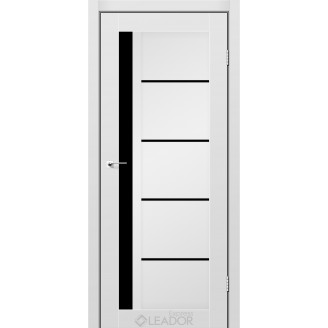  Дверное полотно RIM 800 х 2000, Серый Мат, Черное стекло