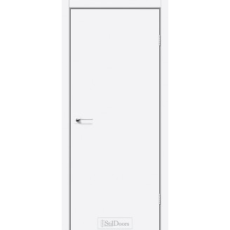  Дверное полотно Simple-Loft 01 цвет Белый супермат Renolit - Глухое 60