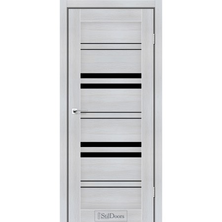 Дверне полотно Slovenia колір Сандал  Скло BLK 80