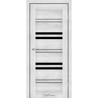 Дверне полотно Slovenia колір Сандал  Скло BLK 60