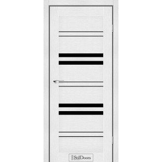  Дверное полотно Slovenia цвет Белое дерево Стекло BLK 60