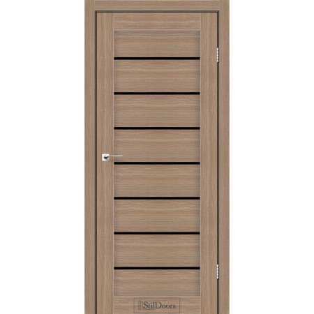  Дверное полотно Tanzania цвет Ольха классическая Стекло BLK 70