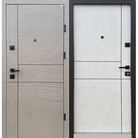 Металлические двери Стайл Макс Элегант 3 – дюна солано / бетон снежный