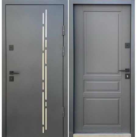 Двері металеві вулиця з терморозривом Тип 4.0 86 праві
