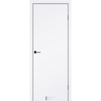  Дверное полотно Омега (600 х 2000, Белый мат, ГЛУХА)