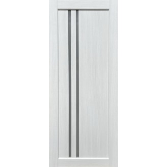  Дверное полотно Прага (800 х 2000, Альба Белая, Сатин белый)