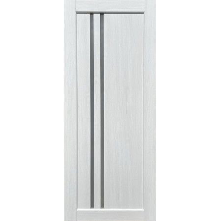  Дверное полотно Прага (900 х 2000, Альба Белая, Сатин белый)