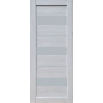  Дверное полотно Секрет (600х2000, Бук Шале, Сатин белый)