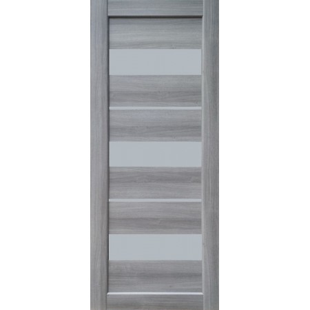  Дверное полотно Секрет (700 х 2000, Ольха Норвежская, Сатин белый)