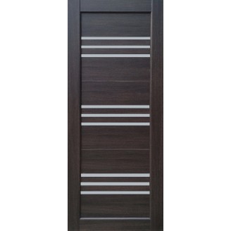 Дверне полотно Тріо (600 х 2000, Альба Венге, Сатин білий)